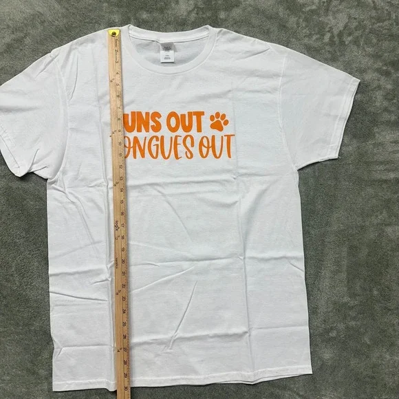 Suns Out Tongues Out - Dogs - Graphic T-shirt - Size Large - Womens - Mens - Picture 3 of 6